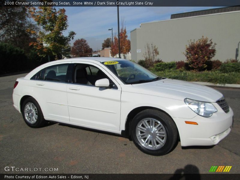 Stone White / Dark Slate Gray/Light Slate Gray 2008 Chrysler Sebring Touring Sedan