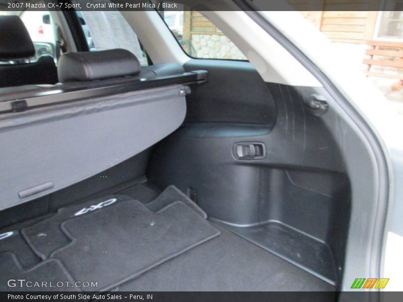 Crystal White Pearl Mica / Black 2007 Mazda CX-7 Sport