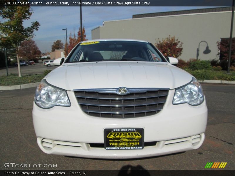Stone White / Dark Slate Gray/Light Slate Gray 2008 Chrysler Sebring Touring Sedan