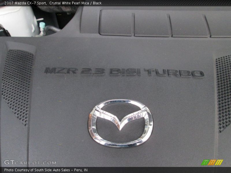 Crystal White Pearl Mica / Black 2007 Mazda CX-7 Sport