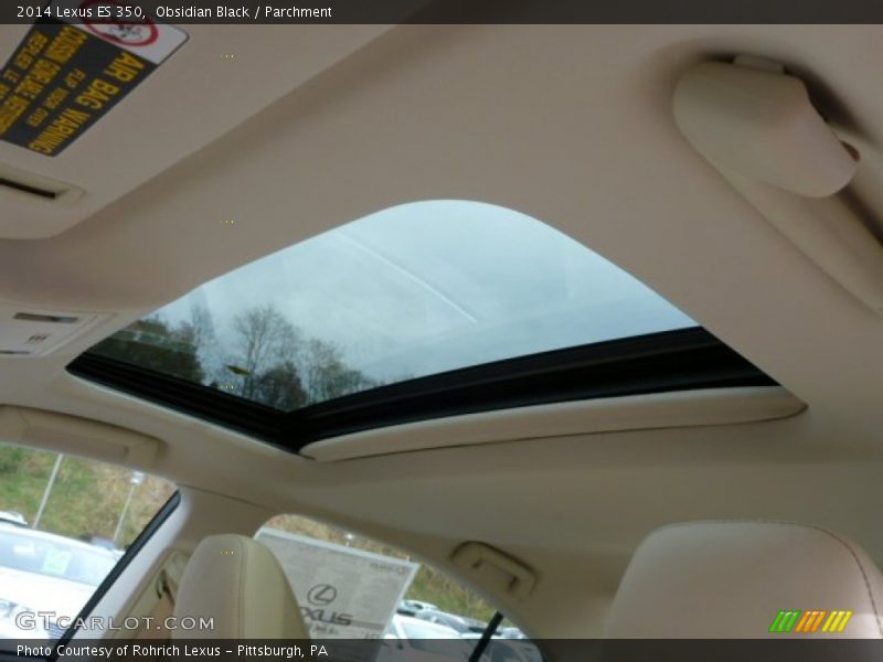 Obsidian Black / Parchment 2014 Lexus ES 350