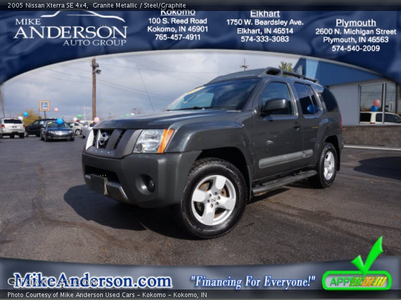 Granite Metallic / Steel/Graphite 2005 Nissan Xterra SE 4x4