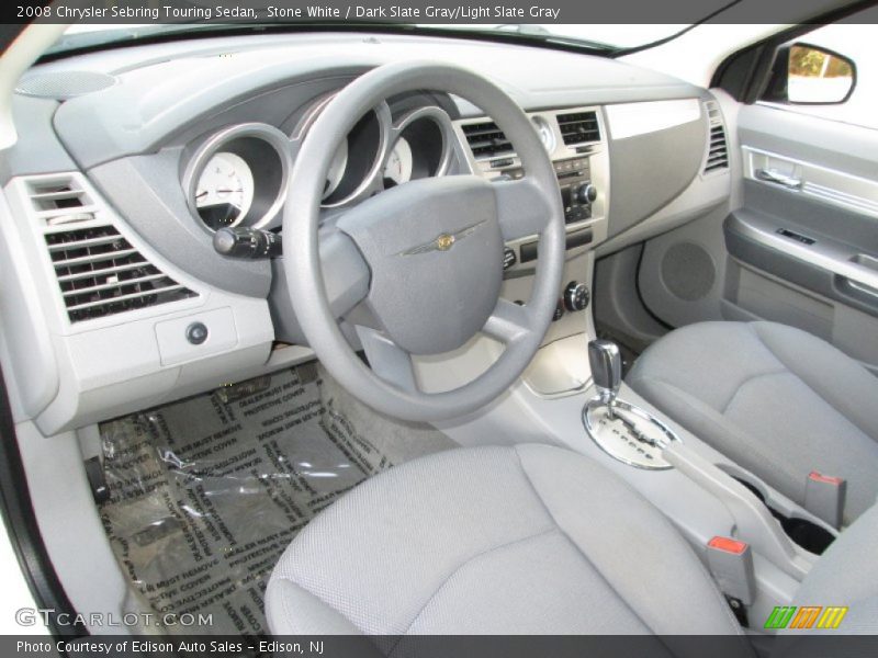 Stone White / Dark Slate Gray/Light Slate Gray 2008 Chrysler Sebring Touring Sedan
