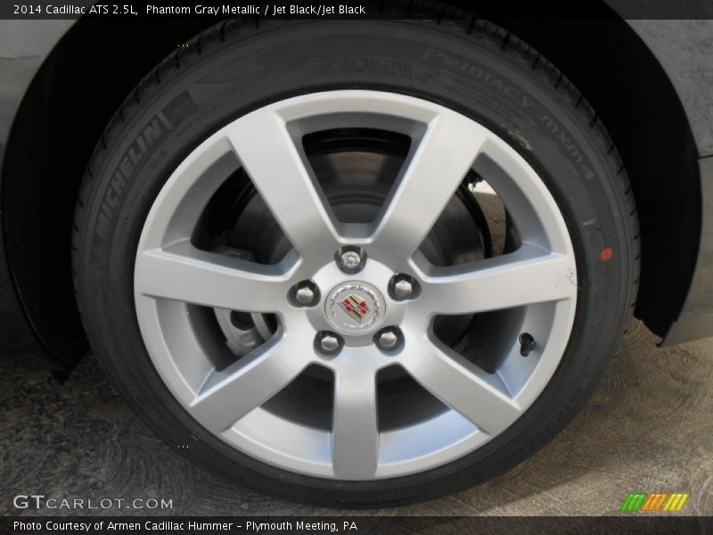 Phantom Gray Metallic / Jet Black/Jet Black 2014 Cadillac ATS 2.5L