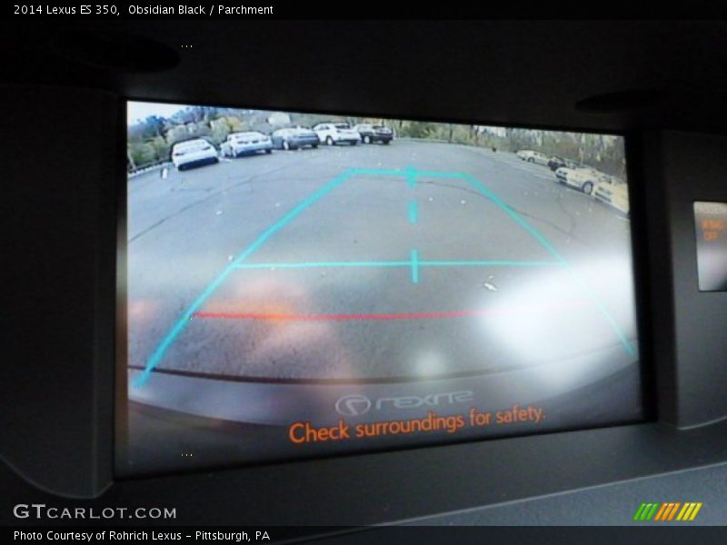 Obsidian Black / Parchment 2014 Lexus ES 350