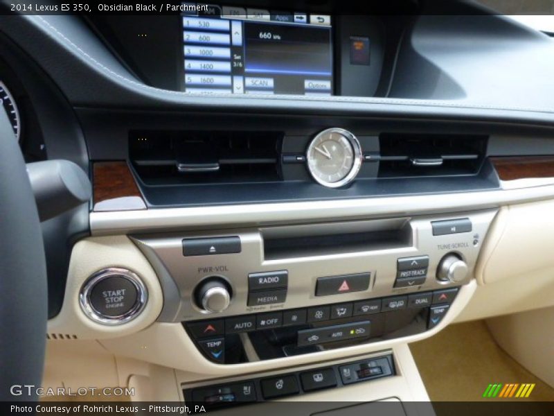 Obsidian Black / Parchment 2014 Lexus ES 350