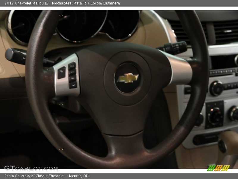 Mocha Steel Metallic / Cocoa/Cashmere 2012 Chevrolet Malibu LS