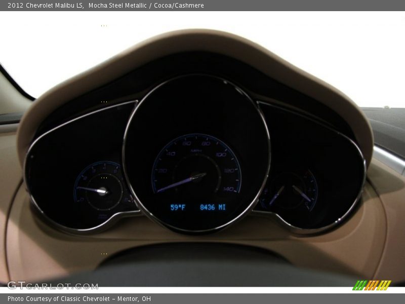 Mocha Steel Metallic / Cocoa/Cashmere 2012 Chevrolet Malibu LS