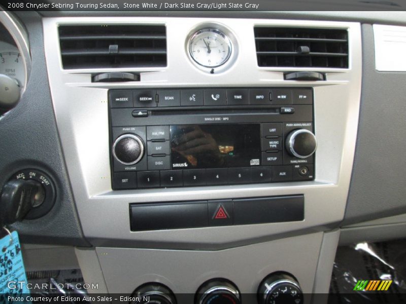 Stone White / Dark Slate Gray/Light Slate Gray 2008 Chrysler Sebring Touring Sedan