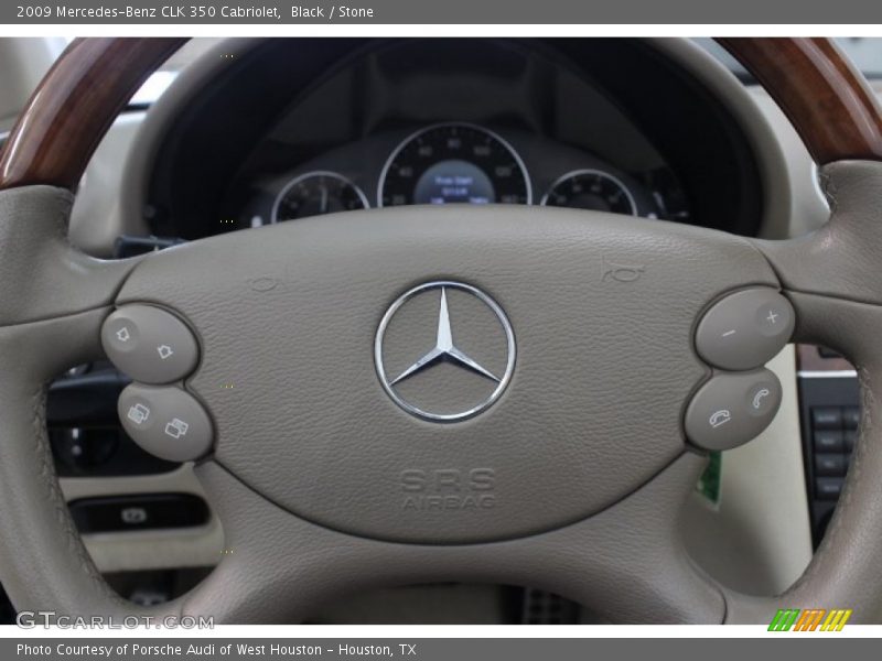 Controls of 2009 CLK 350 Cabriolet