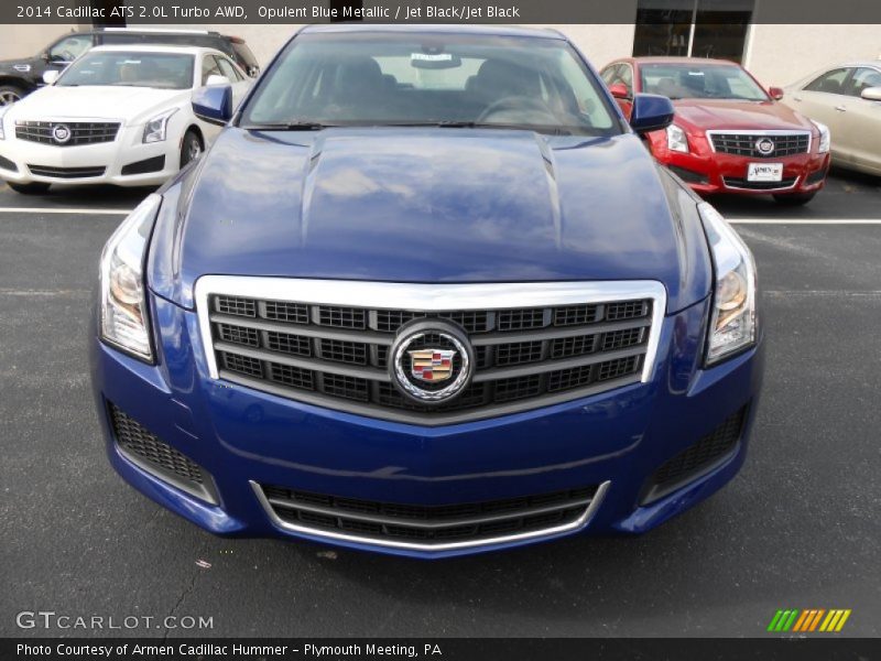 Opulent Blue Metallic / Jet Black/Jet Black 2014 Cadillac ATS 2.0L Turbo AWD