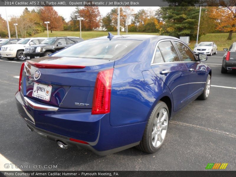 Opulent Blue Metallic / Jet Black/Jet Black 2014 Cadillac ATS 2.0L Turbo AWD