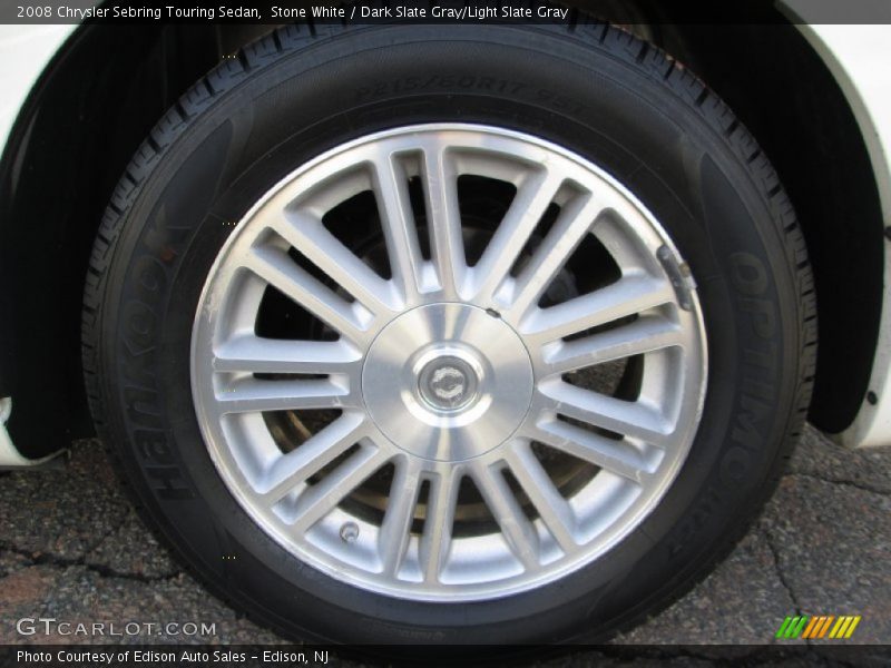 Stone White / Dark Slate Gray/Light Slate Gray 2008 Chrysler Sebring Touring Sedan