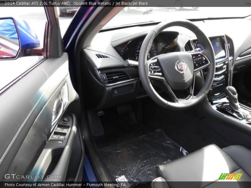 Opulent Blue Metallic / Jet Black/Jet Black 2014 Cadillac ATS 2.0L Turbo AWD