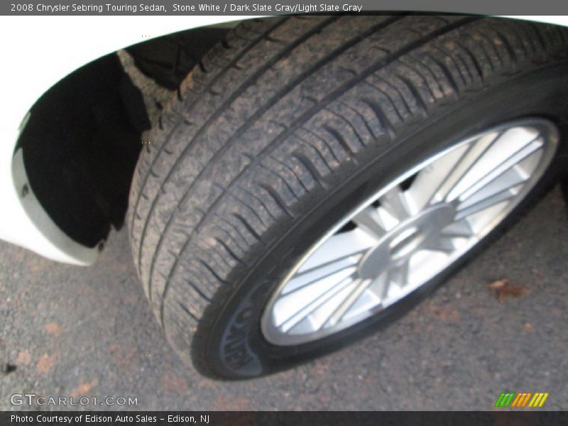 Stone White / Dark Slate Gray/Light Slate Gray 2008 Chrysler Sebring Touring Sedan