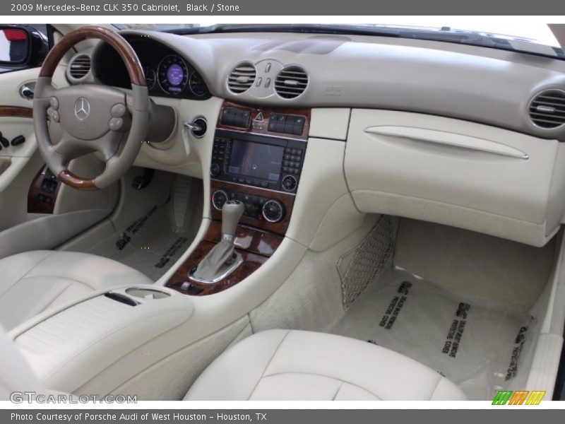 Dashboard of 2009 CLK 350 Cabriolet