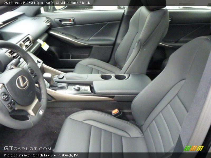 Obsidian Black / Black 2014 Lexus IS 250 F Sport AWD