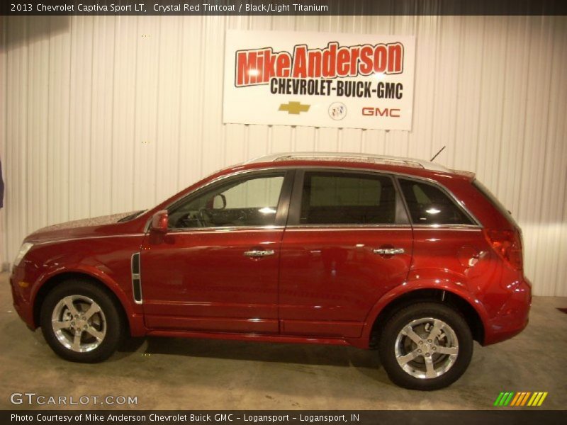 Crystal Red Tintcoat / Black/Light Titanium 2013 Chevrolet Captiva Sport LT