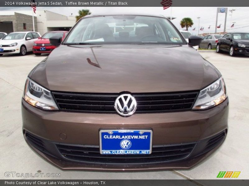 Toffee Brown Metallic / Titan Black 2014 Volkswagen Jetta S Sedan