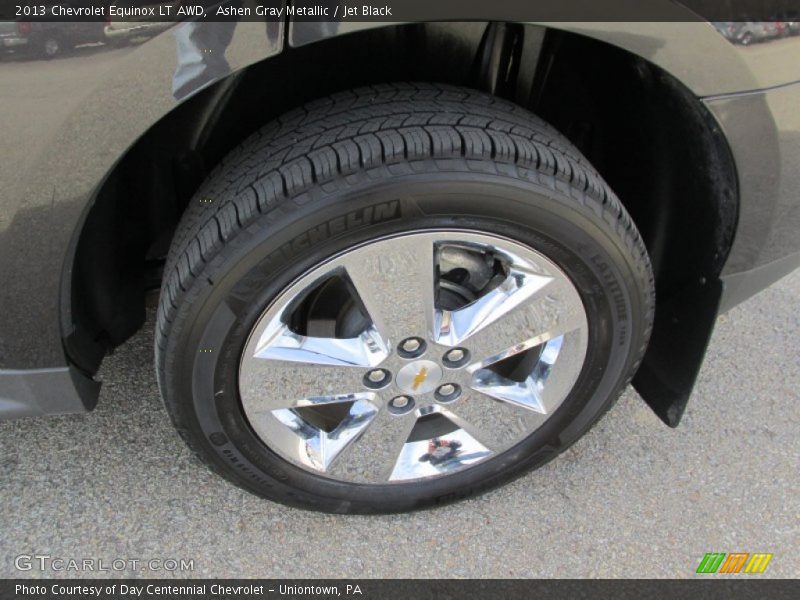 Ashen Gray Metallic / Jet Black 2013 Chevrolet Equinox LT AWD