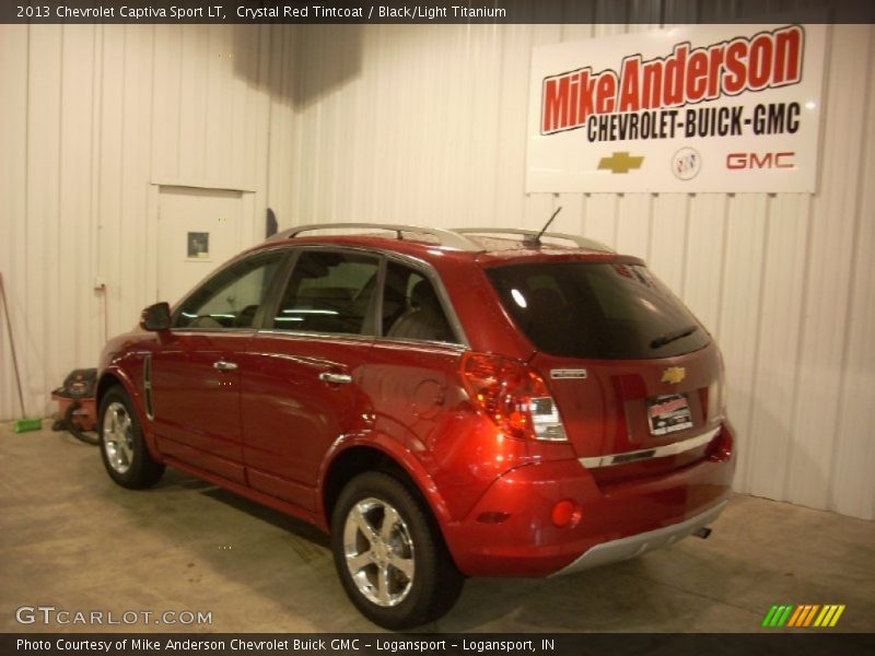 Crystal Red Tintcoat / Black/Light Titanium 2013 Chevrolet Captiva Sport LT
