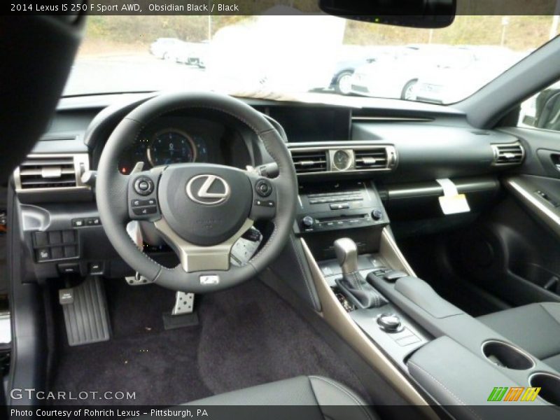  2014 IS 250 F Sport AWD Black Interior