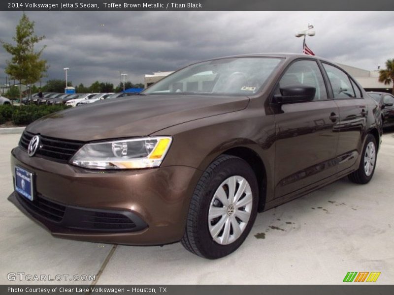 Toffee Brown Metallic / Titan Black 2014 Volkswagen Jetta S Sedan