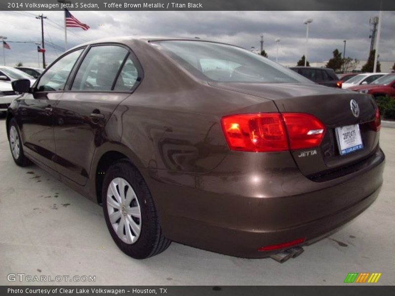 Toffee Brown Metallic / Titan Black 2014 Volkswagen Jetta S Sedan