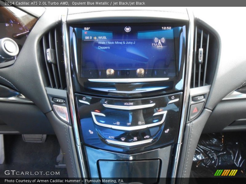 Opulent Blue Metallic / Jet Black/Jet Black 2014 Cadillac ATS 2.0L Turbo AWD