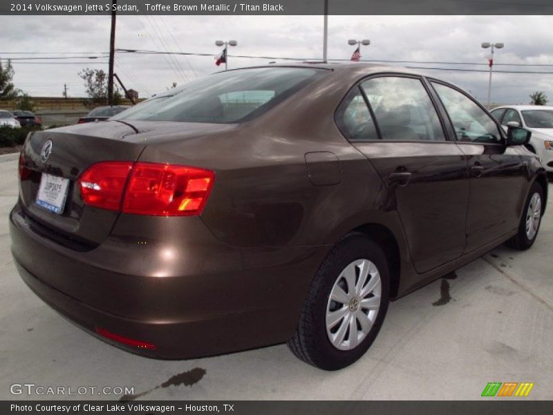 Toffee Brown Metallic / Titan Black 2014 Volkswagen Jetta S Sedan