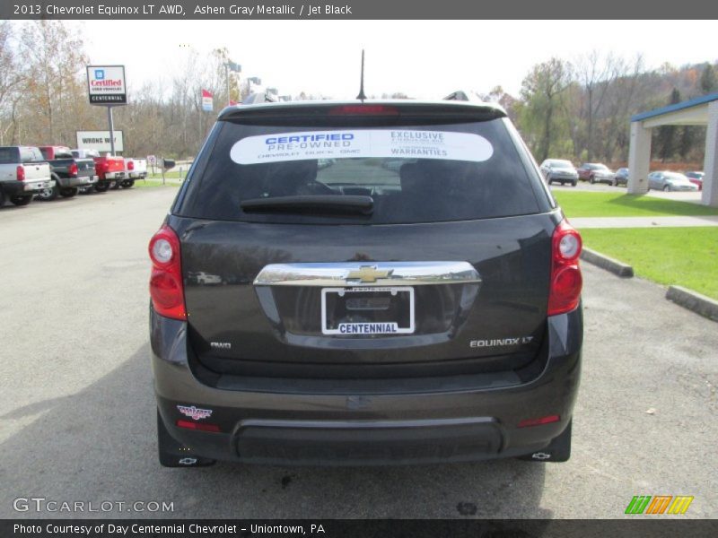 Ashen Gray Metallic / Jet Black 2013 Chevrolet Equinox LT AWD