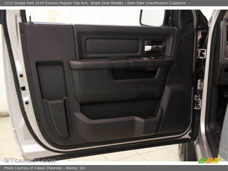 Bright Silver Metallic / Dark Slate Gray/Medium Graystone 2012 Dodge Ram 1500 Express Regular Cab 4x4