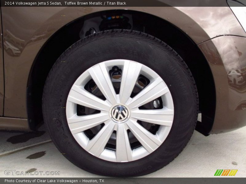 Toffee Brown Metallic / Titan Black 2014 Volkswagen Jetta S Sedan