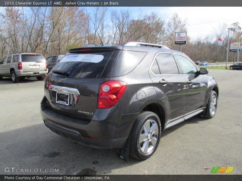 Ashen Gray Metallic / Jet Black 2013 Chevrolet Equinox LT AWD