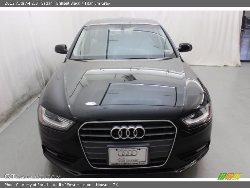 Brilliant Black / Titanium Gray 2013 Audi A4 2.0T Sedan