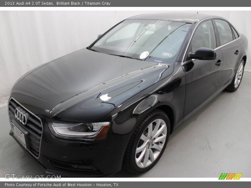 Brilliant Black / Titanium Gray 2013 Audi A4 2.0T Sedan