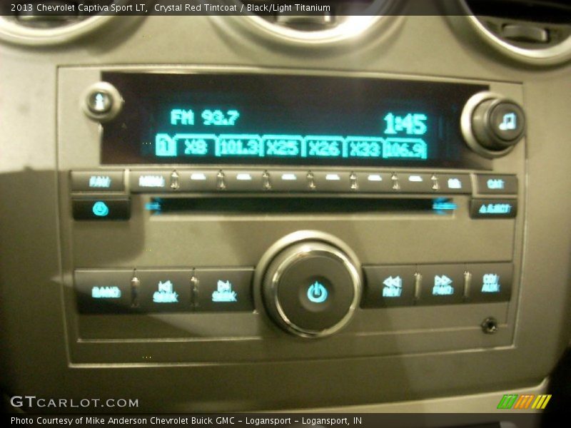Crystal Red Tintcoat / Black/Light Titanium 2013 Chevrolet Captiva Sport LT