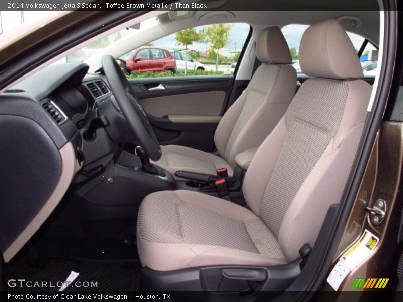 Toffee Brown Metallic / Titan Black 2014 Volkswagen Jetta S Sedan