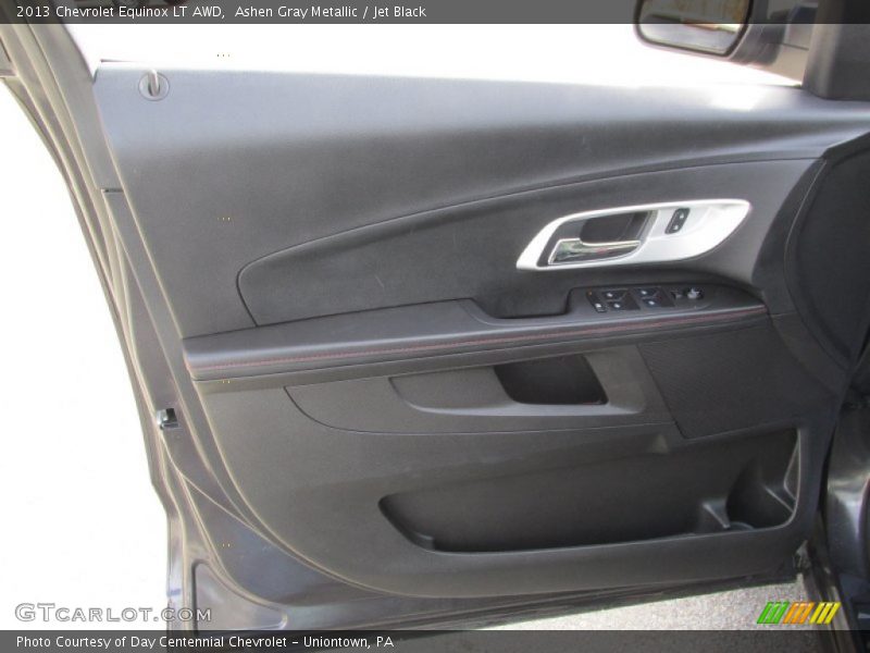 Ashen Gray Metallic / Jet Black 2013 Chevrolet Equinox LT AWD