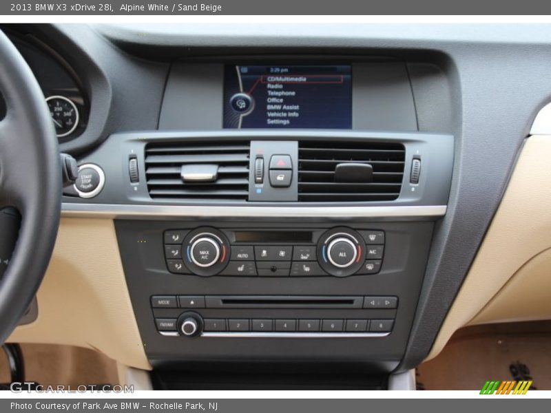 Alpine White / Sand Beige 2013 BMW X3 xDrive 28i