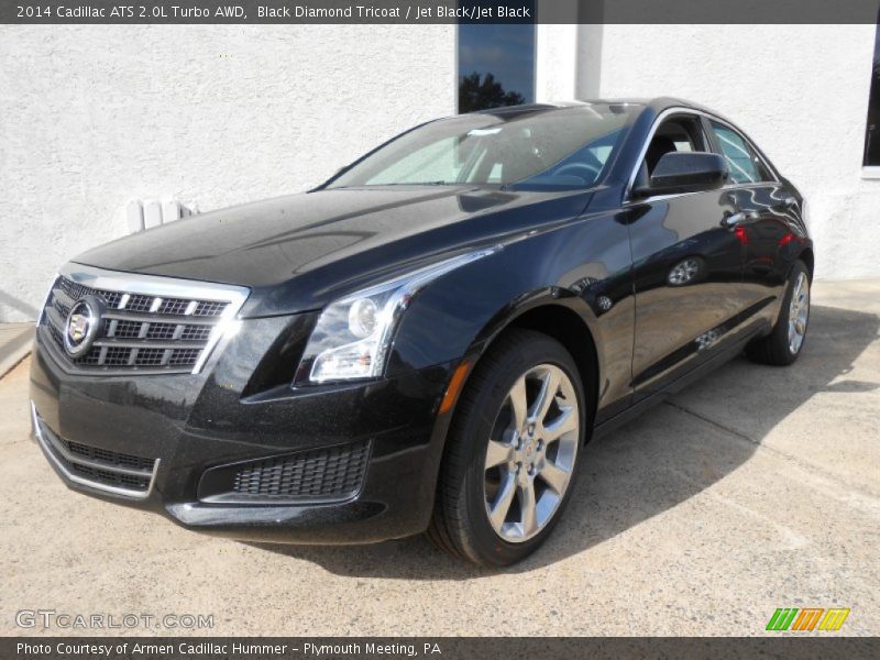 Black Diamond Tricoat / Jet Black/Jet Black 2014 Cadillac ATS 2.0L Turbo AWD