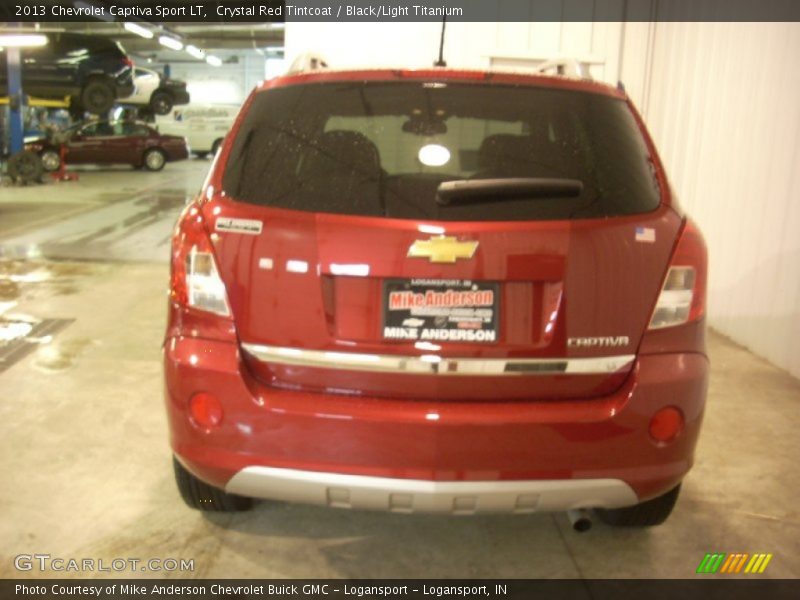 Crystal Red Tintcoat / Black/Light Titanium 2013 Chevrolet Captiva Sport LT