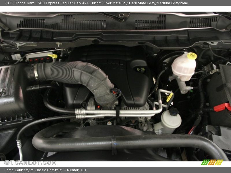 Bright Silver Metallic / Dark Slate Gray/Medium Graystone 2012 Dodge Ram 1500 Express Regular Cab 4x4