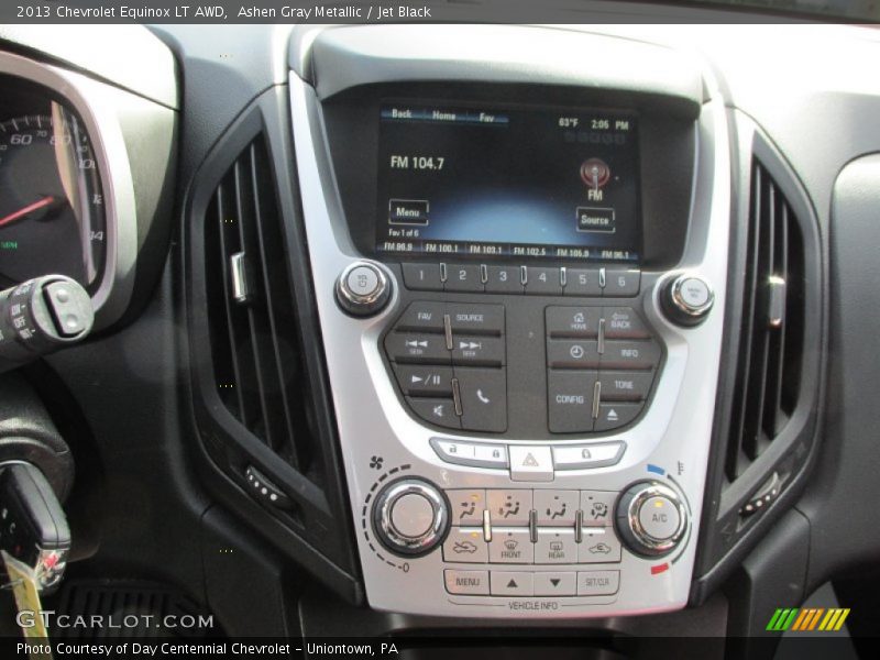 Ashen Gray Metallic / Jet Black 2013 Chevrolet Equinox LT AWD