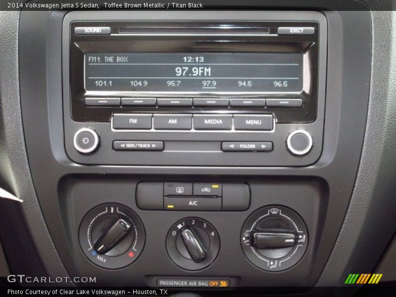 Toffee Brown Metallic / Titan Black 2014 Volkswagen Jetta S Sedan