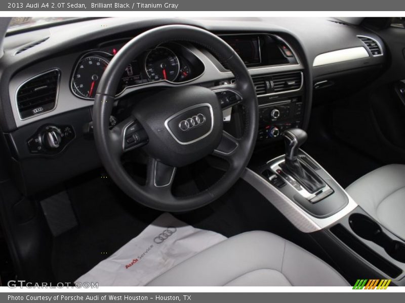 Brilliant Black / Titanium Gray 2013 Audi A4 2.0T Sedan