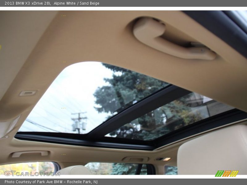 Alpine White / Sand Beige 2013 BMW X3 xDrive 28i