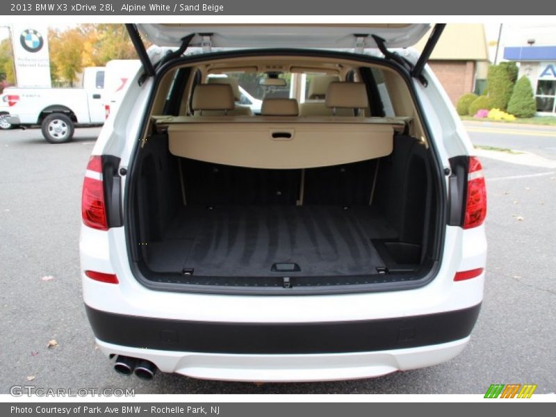 Alpine White / Sand Beige 2013 BMW X3 xDrive 28i
