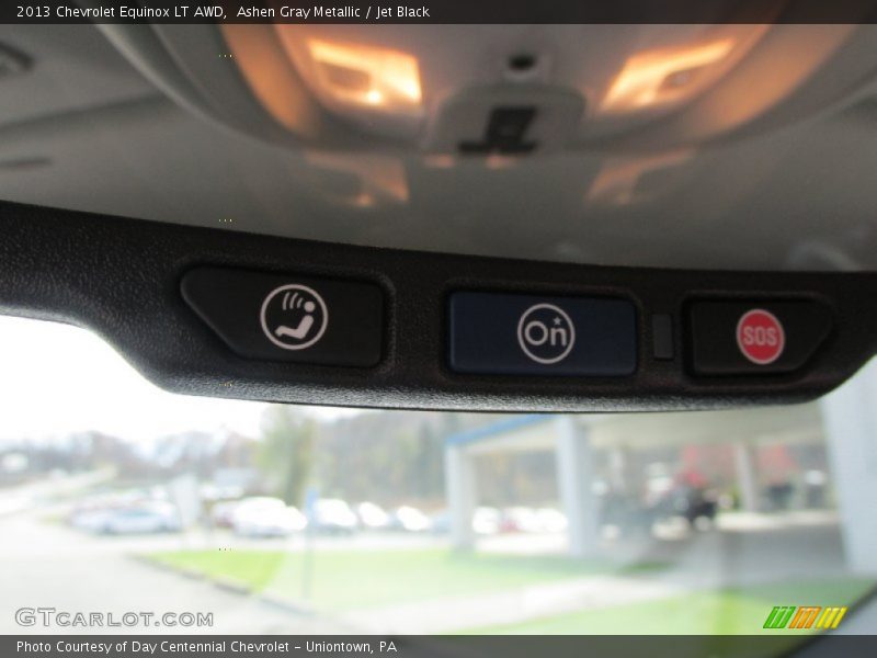 Ashen Gray Metallic / Jet Black 2013 Chevrolet Equinox LT AWD