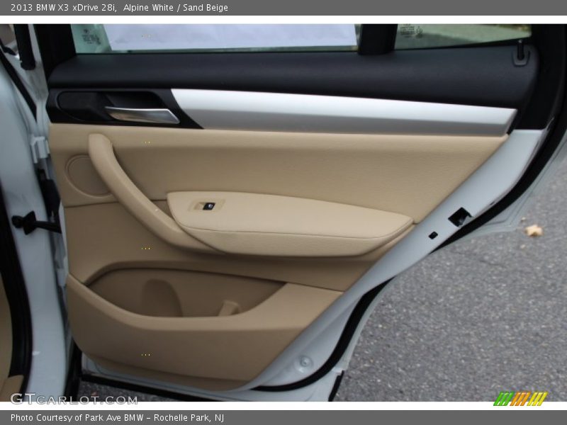 Alpine White / Sand Beige 2013 BMW X3 xDrive 28i